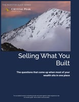 Selling What You Built