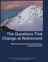 The Questions That Change at Retirement